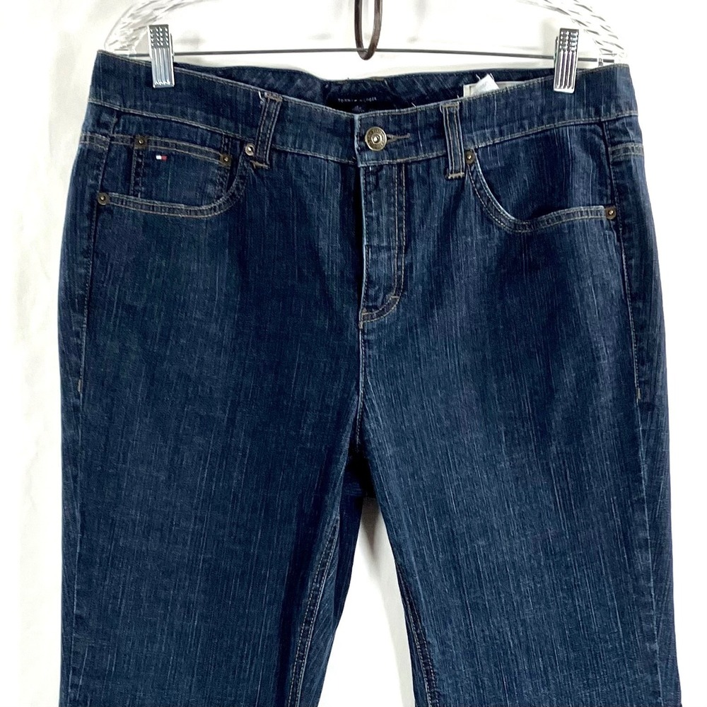 Tommy Hilfiger Bootcut Jeans Dark Wash American Hope Classic Rise Blue Size 14